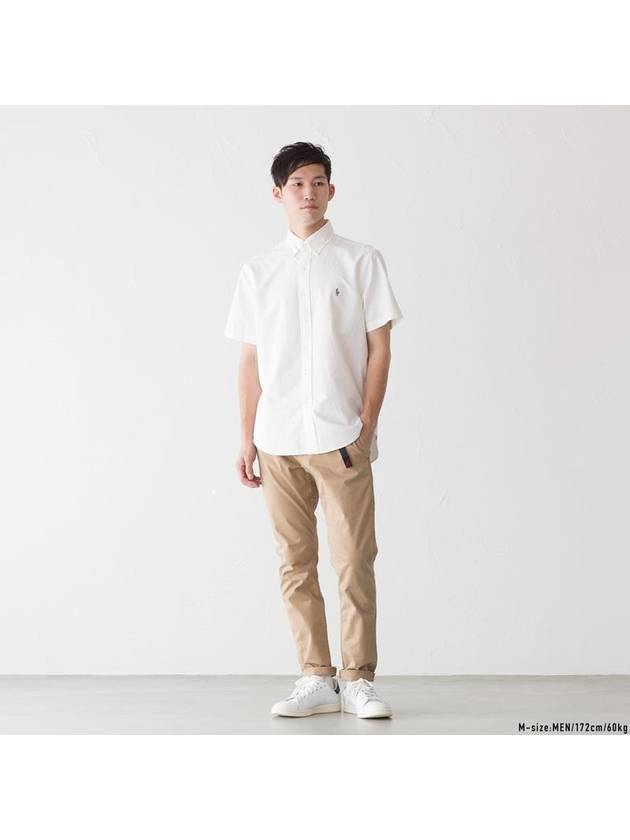 Embroidered Logo Short Sleeve Shirt White - POLO RALPH LAUREN - BALAAN 4