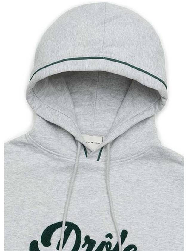 Drold Monsieur Logo Hoodie HO124 CO001 LGR - DROLE DE MONSIEUR - BALAAN 3