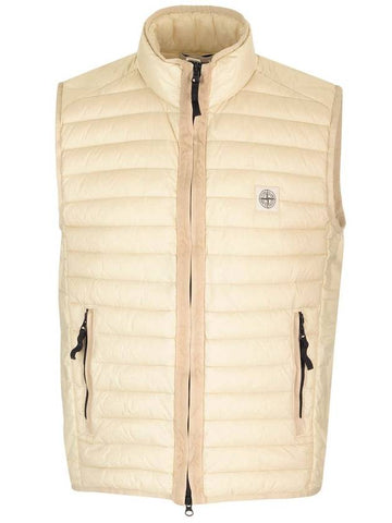 Men's Logo Patch Puffer Vest Plaster - STONE ISLAND - BALAAN 1