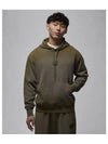 Jordan Flight Wash Fleece Pullover M Medium Olive FV7249 222 - NIKE - BALAAN 1