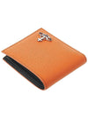 Saffiano Logo Leather Half Wallet Orange - VIVIENNE WESTWOOD - BALAAN 5