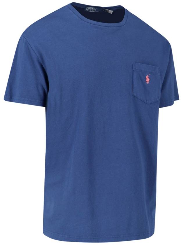 Polo Pony Chest Pocket T-Shirt 710835756006 - POLO RALPH LAUREN - BALAAN 3