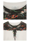 19SS CMBA009S196300240188 Fluo Wing Printing Crew Neck White Multicolor Men's Sweatshirt TR - MARCELO BURLON - BALAAN 6