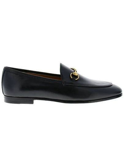 Women's Jordaan Horsebit Leather Loafers Black - GUCCI - BALAAN 2