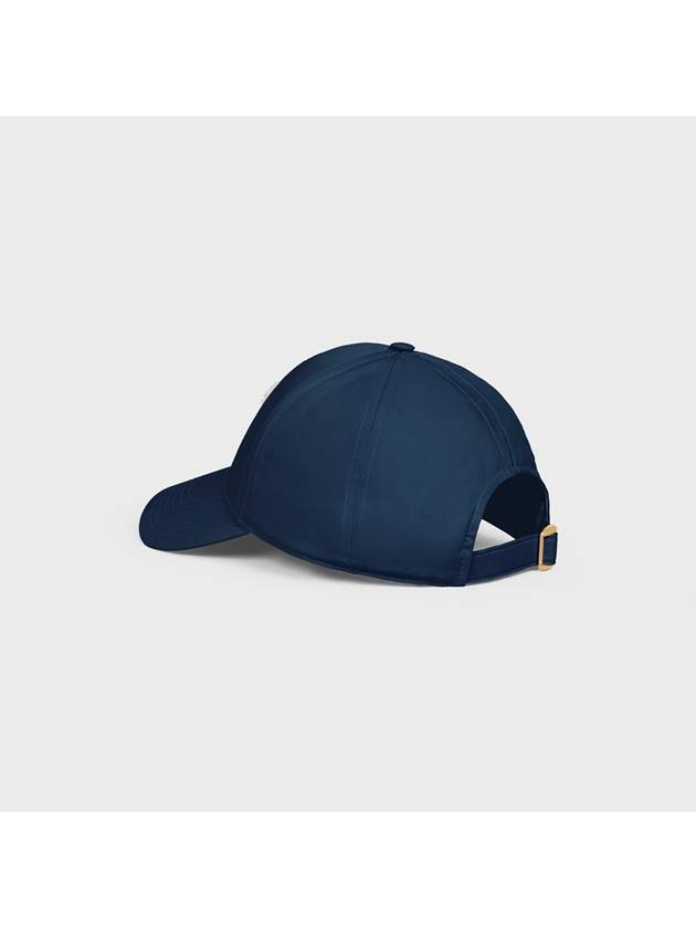 Initial Baseball Cap in Cotton Marine - CELINE - BALAAN 5