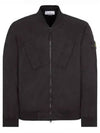 Compass Badge Bomber Jacket Black - STONE ISLAND - BALAAN 2