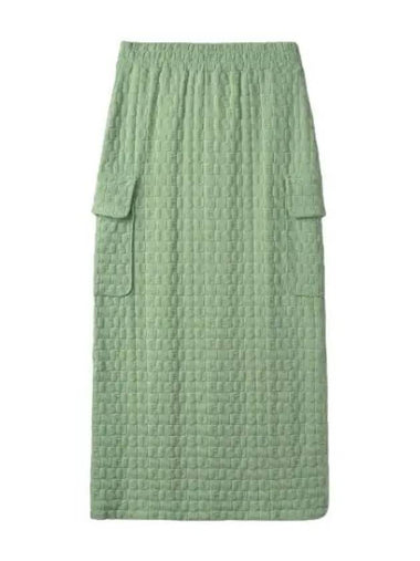 embossed logo cargo skirt green - SUNNEI - BALAAN 1