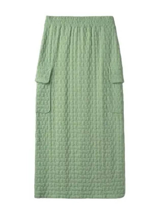 Emboss Logo Cargo Skirt Green Women s - SUNNEI - BALAAN 1