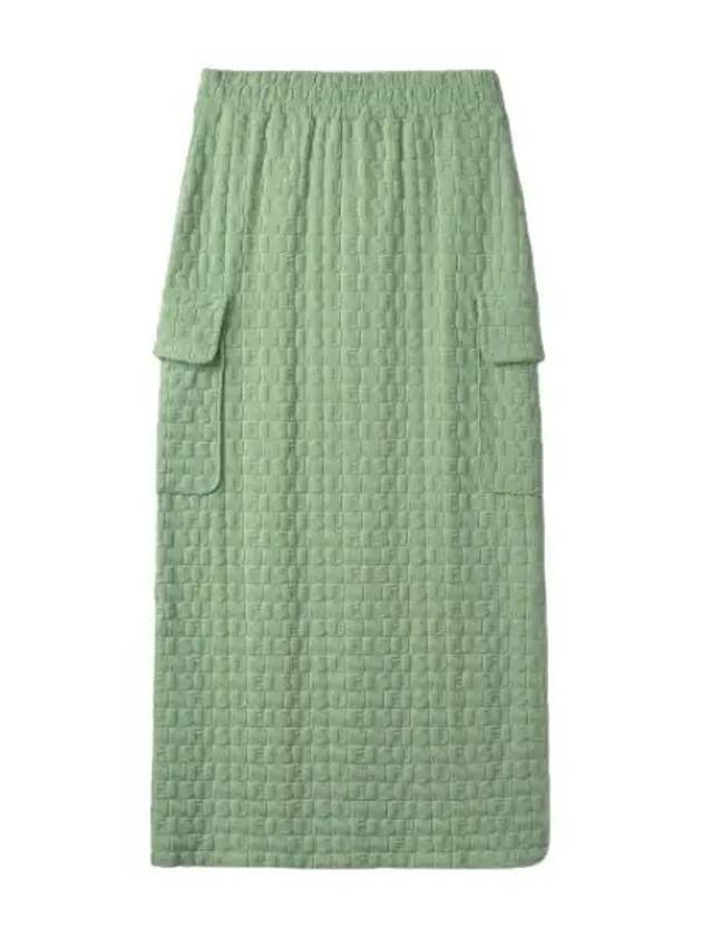 Embossed Logo Cargo Skirt Green CRTWWSKR027PLY0157432 - SUNNEI - BALAAN 2