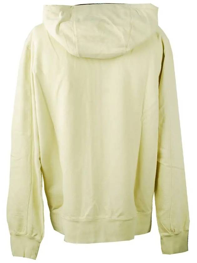 Lens Wappen Zip-Up Hoodie Ivory - CP COMPANY - BALAAN 4