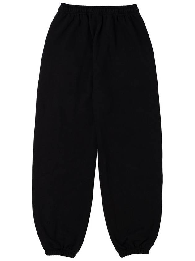 Men's Embroidered Drawstring Wide Pants Black - STOCKHOLM SYNDROME - BALAAN 3