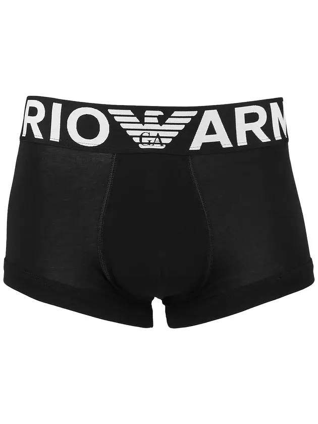 Logo Boxer Briefs Black - EMPORIO ARMANI - BALAAN 1