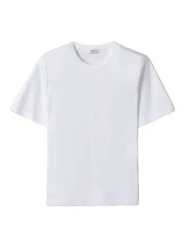 Oversized shoulder short sleeve t shirt white - WARDROBE.NYC - BALAAN 1