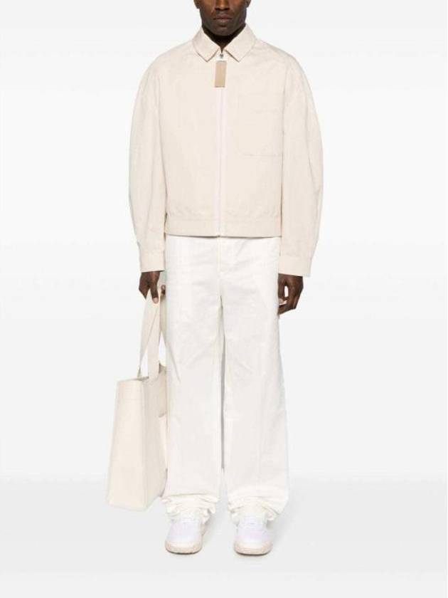 Le Blouson Linu Bomber Jacket Beige - JACQUEMUS - BALAAN 4