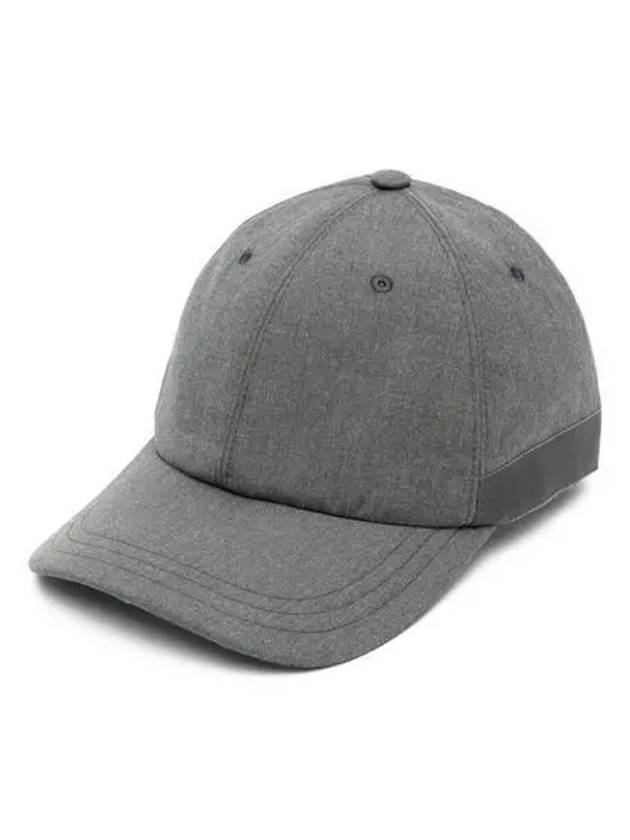 Typewriter Cloth Base Ball Cap Hat Grey - THOM BROWNE - BALAAN 2