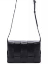 Urban Leather Crossbody Cassette Black Silver - BOTTEGA VENETA - BALAAN 5