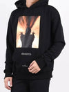 Men s Close Print Hooded Black NOM18298 - IH NOM UH NIT - BALAAN 2