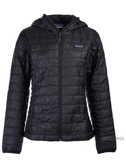 Women's Nano Puff Hooded Jacket Black - PATAGONIA - BALAAN 2