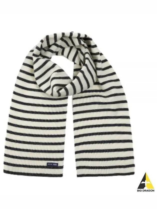 GRDE Scarf R EcruMarine 7701 50 Grande - SAINT JAMES - BALAAN 1