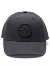 6 Panel Ball Cap Black - STONE ISLAND - BALAAN 2