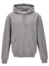 Mini Heart Logo Hoodie Heather Grey - AMI - BALAAN 2