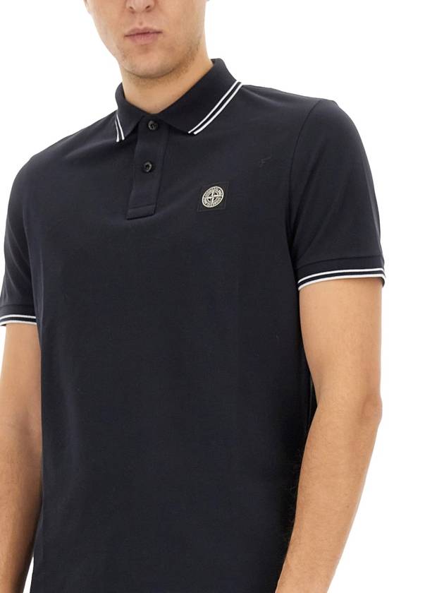 POLO WITH LOGO - STONE ISLAND - BALAAN 4