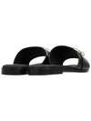 Women's Gancini Slippers Black - SALVATORE FERRAGAMO - BALAAN 6