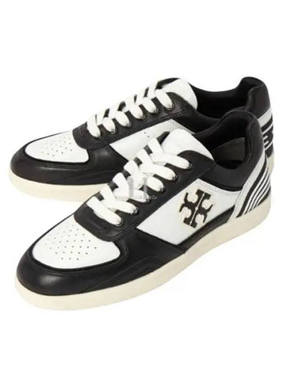 Clover Court Low Top Sneakers Purity Perfect Black - TORY BURCH - BALAAN 2