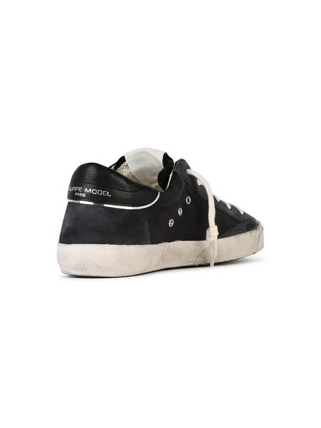 Philippe Model 'Prsx' Black Leather Sneakers - PHILIPPE MODEL - BALAAN 3