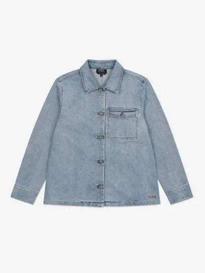 Women's Zenith Denim Jacket Light Blue - A.P.C. - BALAAN 2