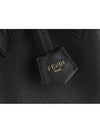 Origami Medium Leather Tote Bag Black - FENDI - BALAAN 5