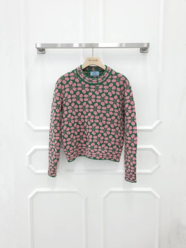 Cashmere Wool Flower Knit P24M1V 40 - PRADA - BALAAN 1