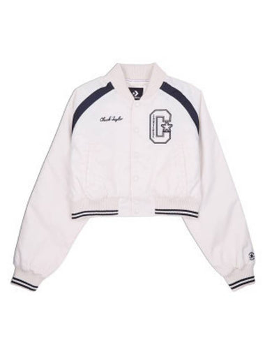 Retro All Star Varsity Jacket Egret - CONVERSE - BALAAN 1