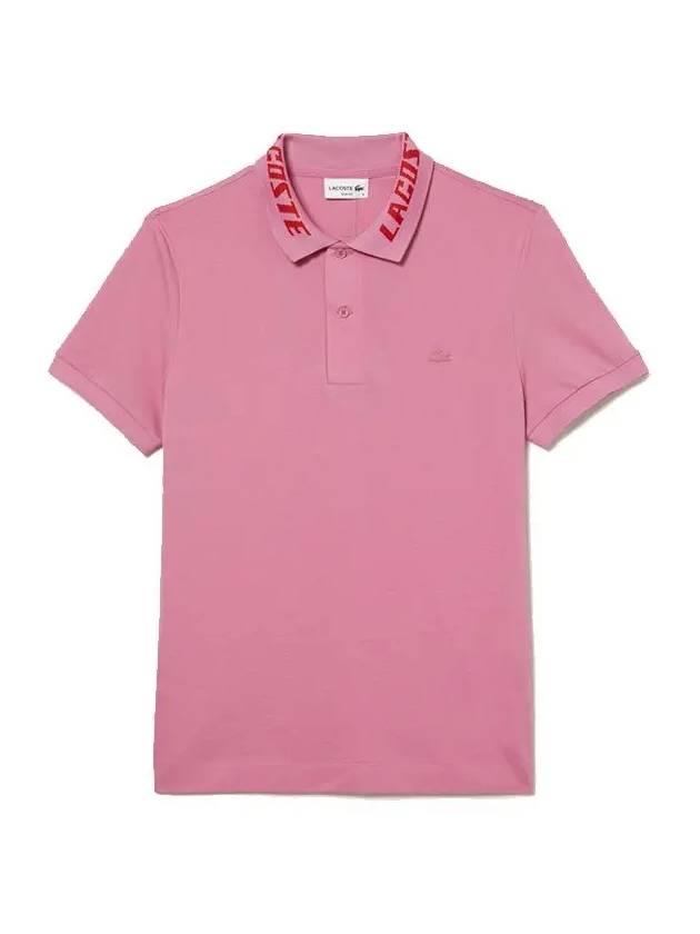 Slim Fit Movement Polo Shirt Pink - LACOSTE - BALAAN 2