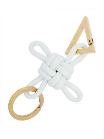 Triangle Nappa Key Holder Glacier - BOTTEGA VENETA - BALAAN 2