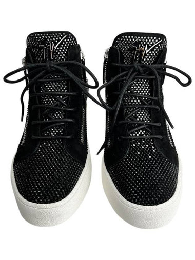 crystalembellished hightop sneakers - GIUSEPPE ZANOTTI - BALAAN 1