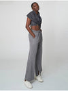 Wide Slit Track Pants Melange Grey - ATHPLATFORM - BALAAN 5