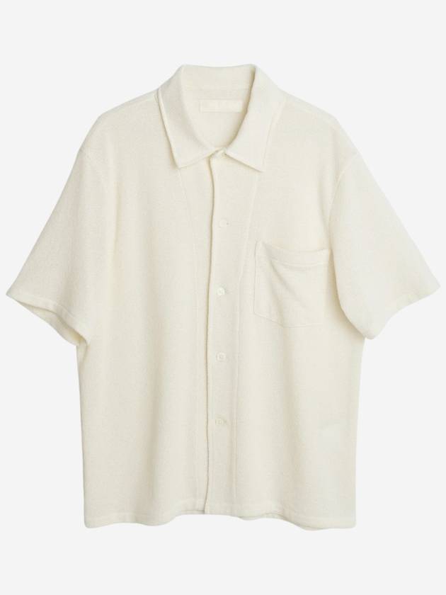 Box Boucle Pocket Short Sleeve Shirt White - OUR LEGACY - BALAAN 2