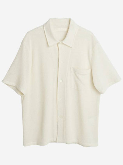 Box Boucle Pocket Short Sleeve Shirt White - OUR LEGACY - BALAAN 2