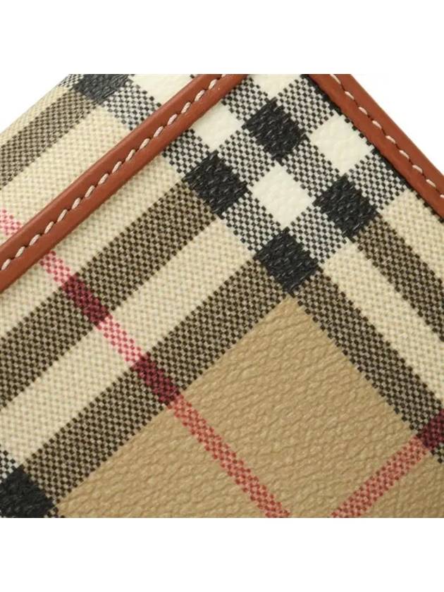 Check Long Wallet Beige - BURBERRY - BALAAN 9