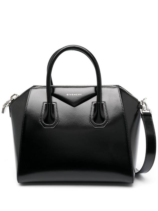 Antigona Leather Small Tote Bag Black - GIVENCHY - BALAAN 2