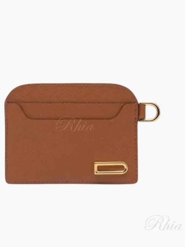 Vagabond Alpina Calf Leather Card Wallet Tan - DELVAUX - BALAAN 2