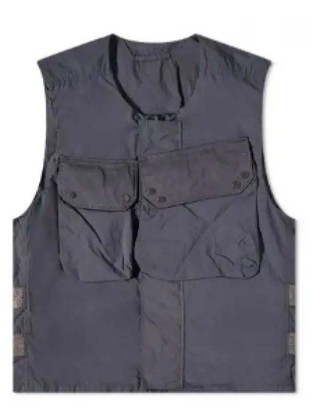 Mid Layer Cotton Vest Grey - TEN C - BALAAN 2