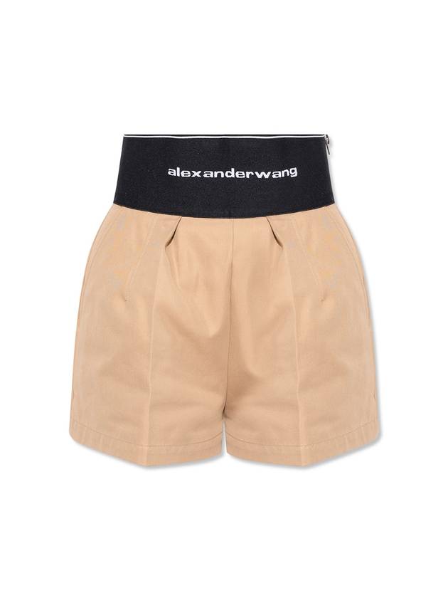 Safari Shorts in Cotton Tailoring Beige - ALEXANDER WANG - BALAAN 1