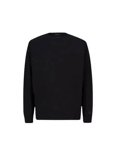 Metropolis Series Brushed Sweatshirt Black - CP COMPANY - BALAAN 2