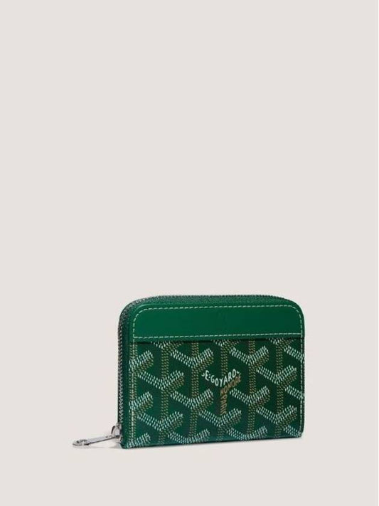 Matignon Mini Calfskin Card Holder Green - GOYARD - BALAAN 2