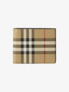 Vintage Check Slim Half Wallet Beige - BURBERRY - BALAAN 4