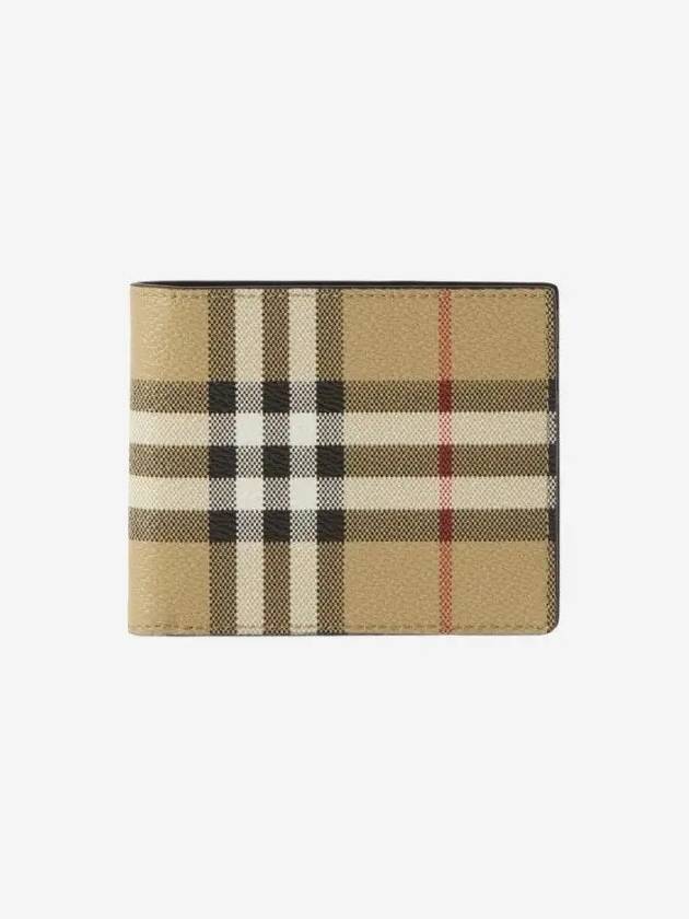 Vintage Check Slim Half Wallet Beige - BURBERRY - BALAAN 4