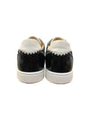 Vieria Orlato Leather Spike Low Top Sneakers Black - CHRISTIAN LOUBOUTIN - BALAAN 4