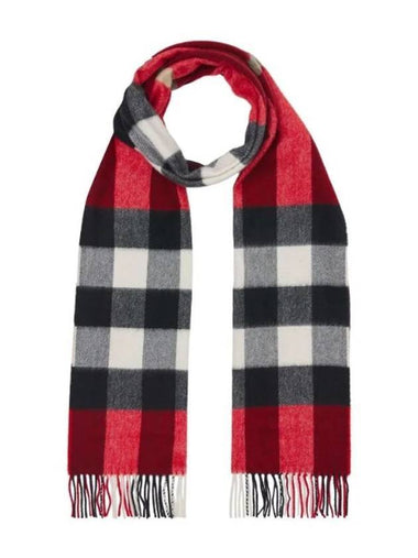 Vintage Check Cashmere Muffler Red - BURBERRY - BALAAN 1